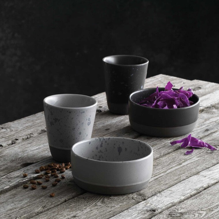 RAW skål Ø13,5 cm sort spotted